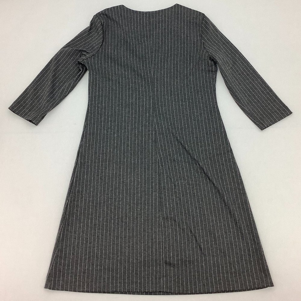 Rachel Roy | Women's 3/4 Length Sleeve Dress | Grey | Stripes | Various Sizes - Picture 2 of 2